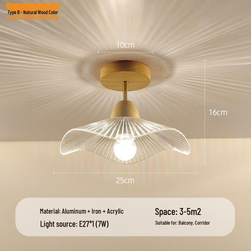 Nowoczesna Minimalistyczna Lampa Sufitowa w Kształcie Kwiatu do Korytarza, Klatki Schodowej, Balkonu lub Foyer