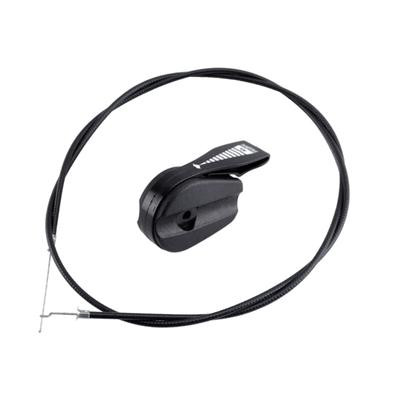 Cablu Accelerație Tunsier 65" Set Universal cu Comutator Manetă Mâner pentru Mașini de Tuns Iarba Reparare Cablu