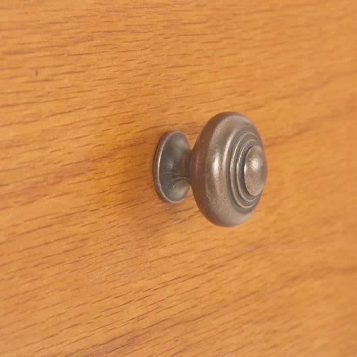 VidaXL Armoire 70x35x75 cm Bois de chêne massif