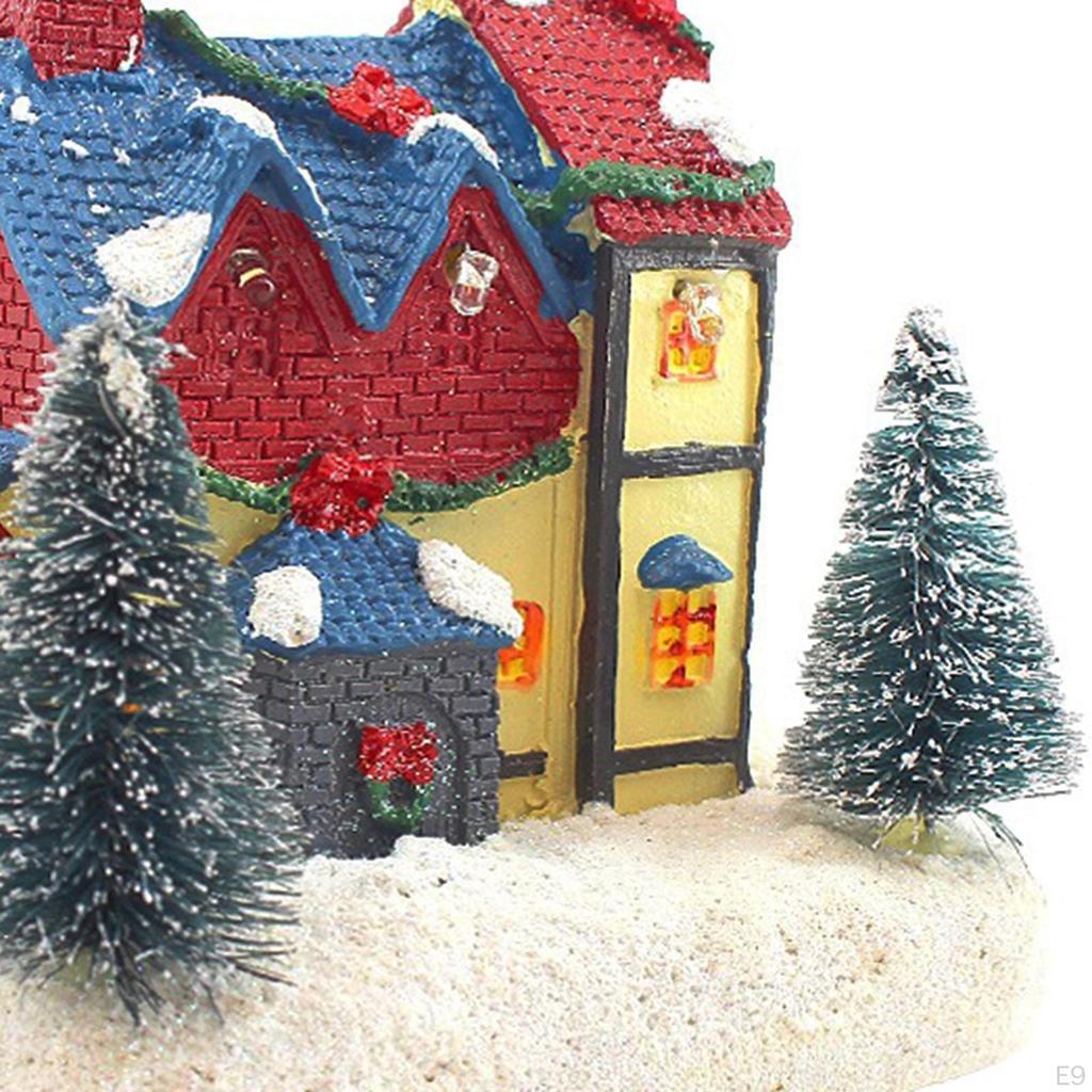 Room LED Snow Desktop Fairy Garden Snowy Decoration Collection