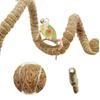 Flexible Climbing Vine for Reptile Habitat Decoration Coconut Fibre Bendable Jungle Climbing Vine for Lizard Snake