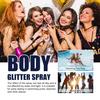 60ML Glitter Spray Shine Face Collarbone Hair High-gloss Party Atmosphere Brighten Flash Sequins Spray