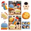 Space Explorer Rocket Ship Plush Toy Pillow Cushion
