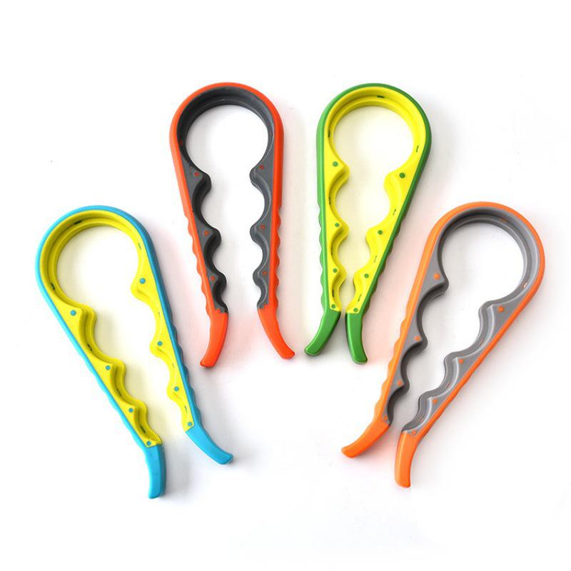 

Multi-size Easy-Grip Jar and Can Opener - 4-in-1 Tool for Effortless Opening
