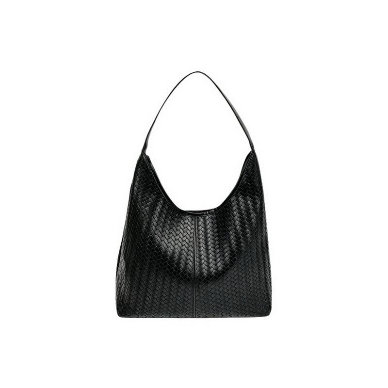 Women's Retro Woven Texture Tote Bag, Large Capacity, Stylish 2026 Design, Casual Trendy Underarm Handbag