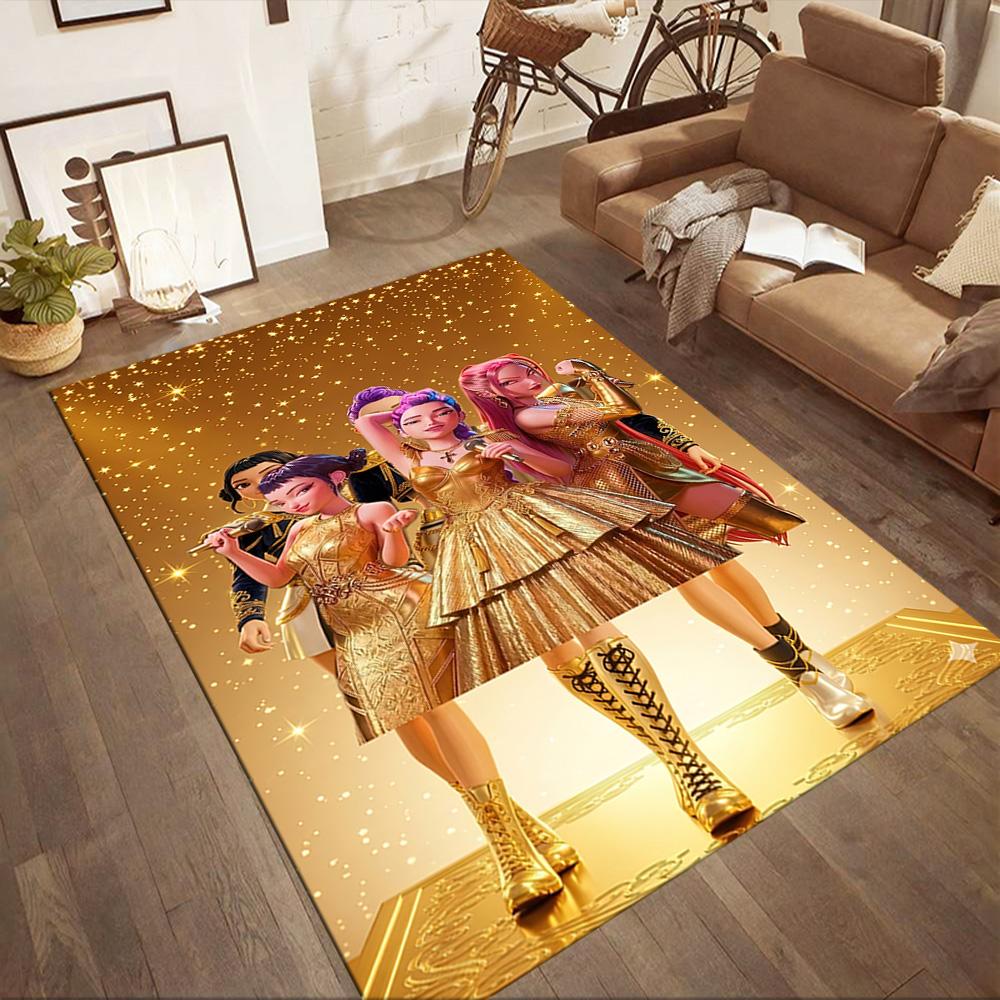 Futuristic Fashion Party Square rugs are a great choice for living rooms, bedrooms, home décor, and as gifts.