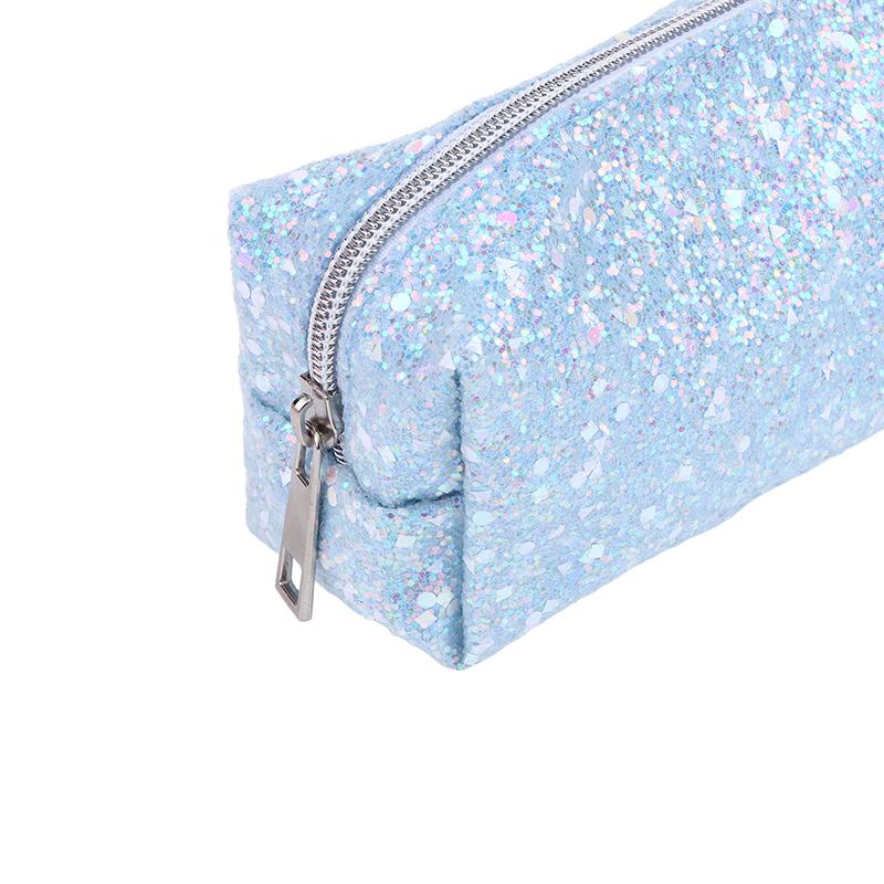 Kawaii Glitter Pencil Case Pencil Box Pencilcase Pencil Pouch Pencil Bag Stationery Supplies Sequin Makeup Bag Cosmetic Bag