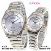 Citizen Collection Thin Pair Model ES0002-57A Eco-Drive Radio-Controlled Watch, Series, Women's