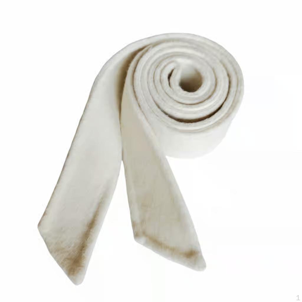 Reversible Wool Belt, Fall Winter, monochrome, Soft Texture other White