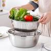 3-Piece Stainless Steel Multi-functional Basin Set
