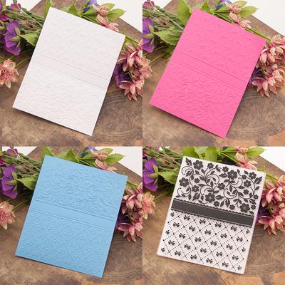 3D Prägeordner Blume Kunststoffmaterial für Handgemachte Papierkarte Fotoalbum Scrapbooking Schablone Form Wiederverwendbar Mehrzweck