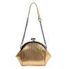 PU Leder Mode Clip Tasche für Frauen Neue Gewebte Kette Tasche Retro Textur Schulter Umhängetasche frauen Tasche Pendeln handtasche
