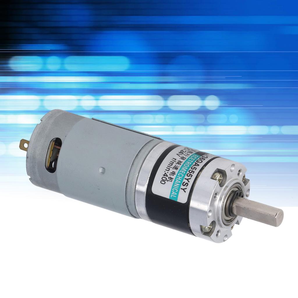 Gear Motor 400RPM CW CCW Rotation Large Torsion Adjustable Speed Reduction DC24V