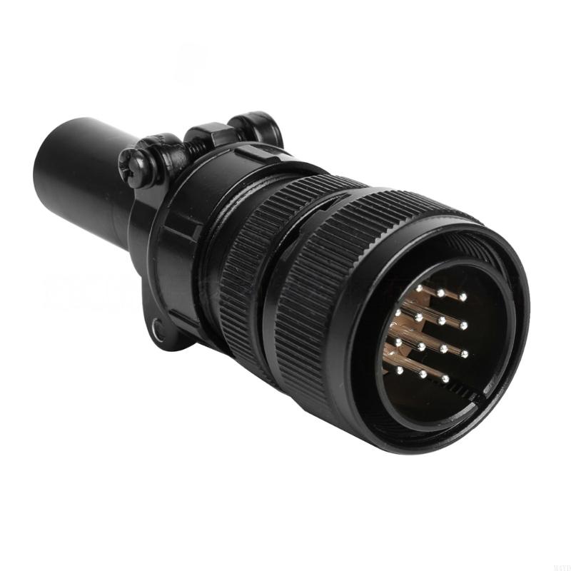 Heavy Duty 14Pin Welder Connector For TIG Welding Machines With Remote Current Control Wire Feeder Support Metal Shell M4YD