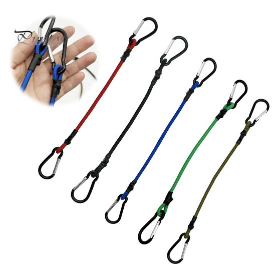 Vielseitige elastische Gurte für Garage, Bungee-Seil mit Metallhaken, Seil Langlebig Sicher Strapazierfähige Seile Haken Gurt, Flexibler Befestigungsgurt