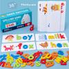 Montessori Alphabet Rechtschreibung Wort Holz Mathe Spielzeug Kinder Pädagogisch Lehren Englische Alphabetkarten Puzzle Spiel Lernspielzeug