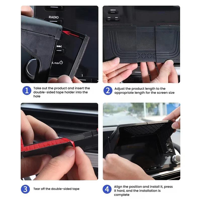 GPS Anti-Glare Shield 7-12 Inch Car GPS Navigation Sun Shade Interior Accessories Display Screen Visor Car Auto Accessories