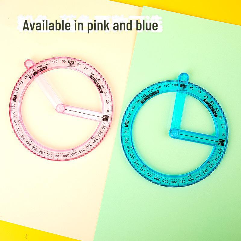 Primary School Student Multifunctional Geometry Ruler Set for Math Activities