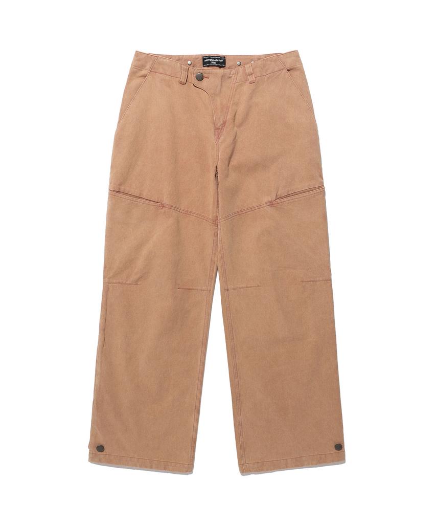 NICEGHOSTCLUB Cotton Dyed Biker Pants_Brick(Ng2Dfud103A)