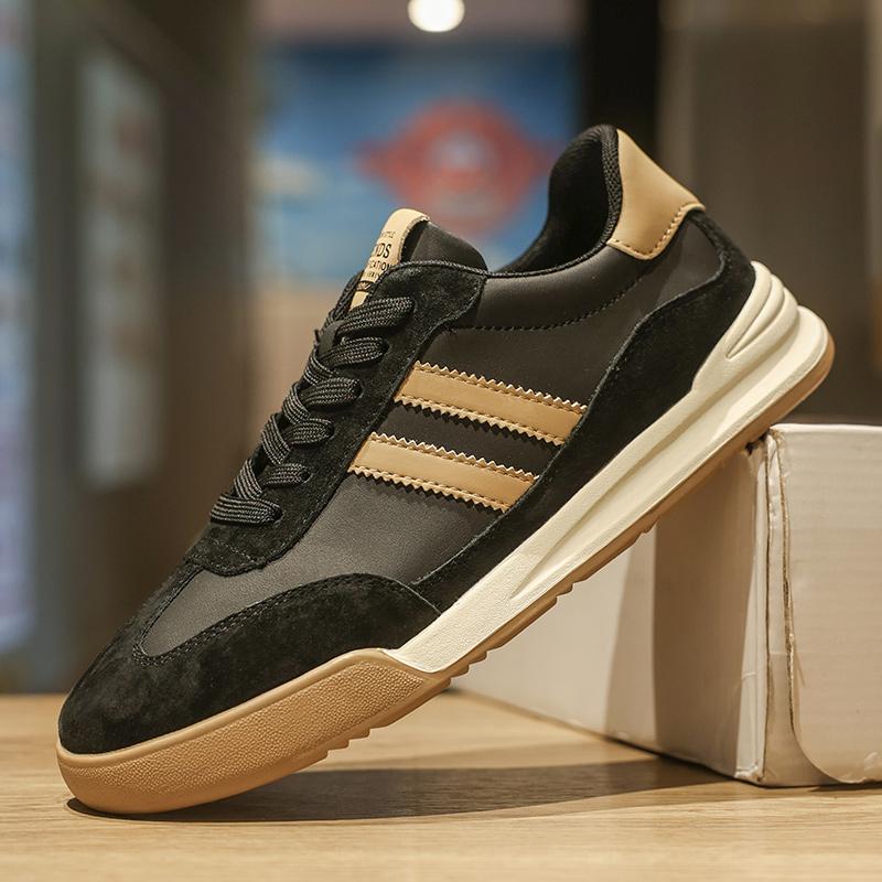 Fashion Leisure Walk Casual Leather Shoes Mens Walking Shoes New Arrival Breathable Tenis Masculino Lightweight Outdoor Casual Sneakers