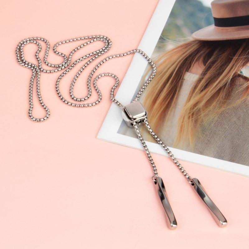 Bolo Tie for Male Western Cowboy Necktie with Small Cube Pendant Decorative