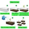 2/3pcs Felt Grow Bag Rectangle Garden Bed Flower Planter Plants Vegetable Nursery Pot Planting Container