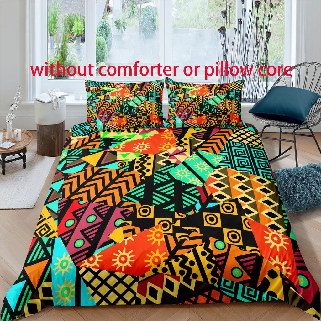 Simple Style - Digital Printed Duvet Kit - Polyester - Bedroom Decor -1 Bed cover +2 Pillowcase (no pillow core)