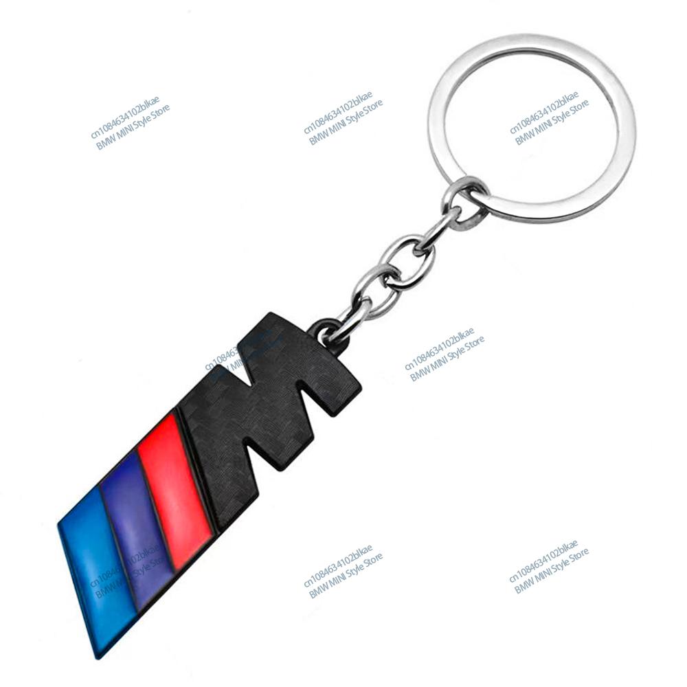 MWPF4 3D Metal Car Keychain For BMW M Logo X1 X2 X3 Key Rings Buckle X4 X5 X6 F48 G80 Key Holder E84 E83 G01 G11 G07 G86 Accessories