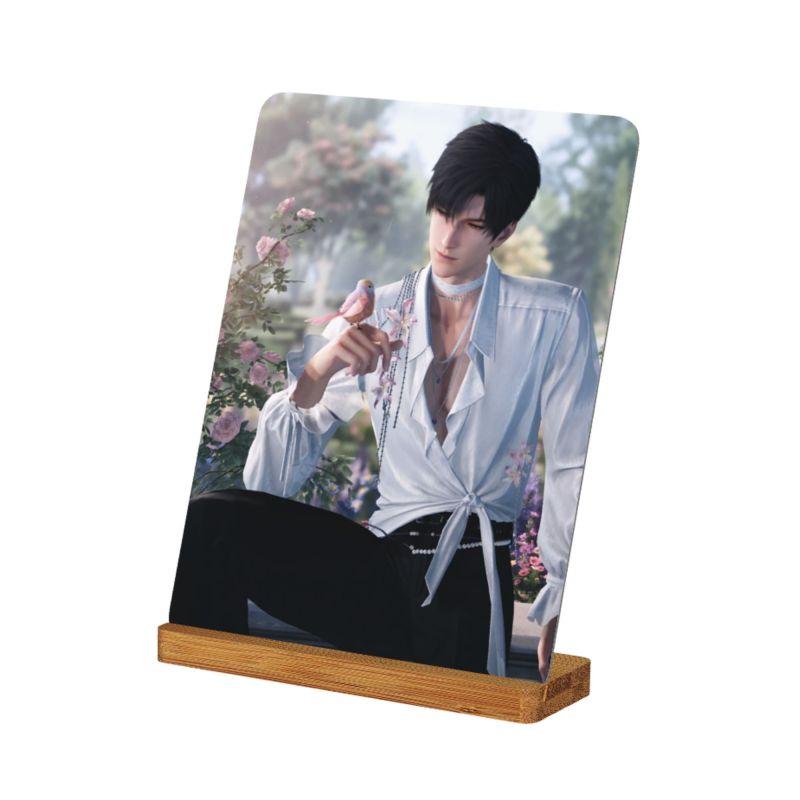 7/8in Game Love and Deepspace Sylus Rafayel Zayne Xavier Caleb Anime Metal Photo Ornament Bedside Cartoon Decoration Gift 2025