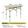 Zhi Shi Outdoor Adjustable Height Folding Camping Table