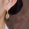 Exquisite 2024 Violet Leaf Ear Cuffs: High-End Design for Elegant Appeal