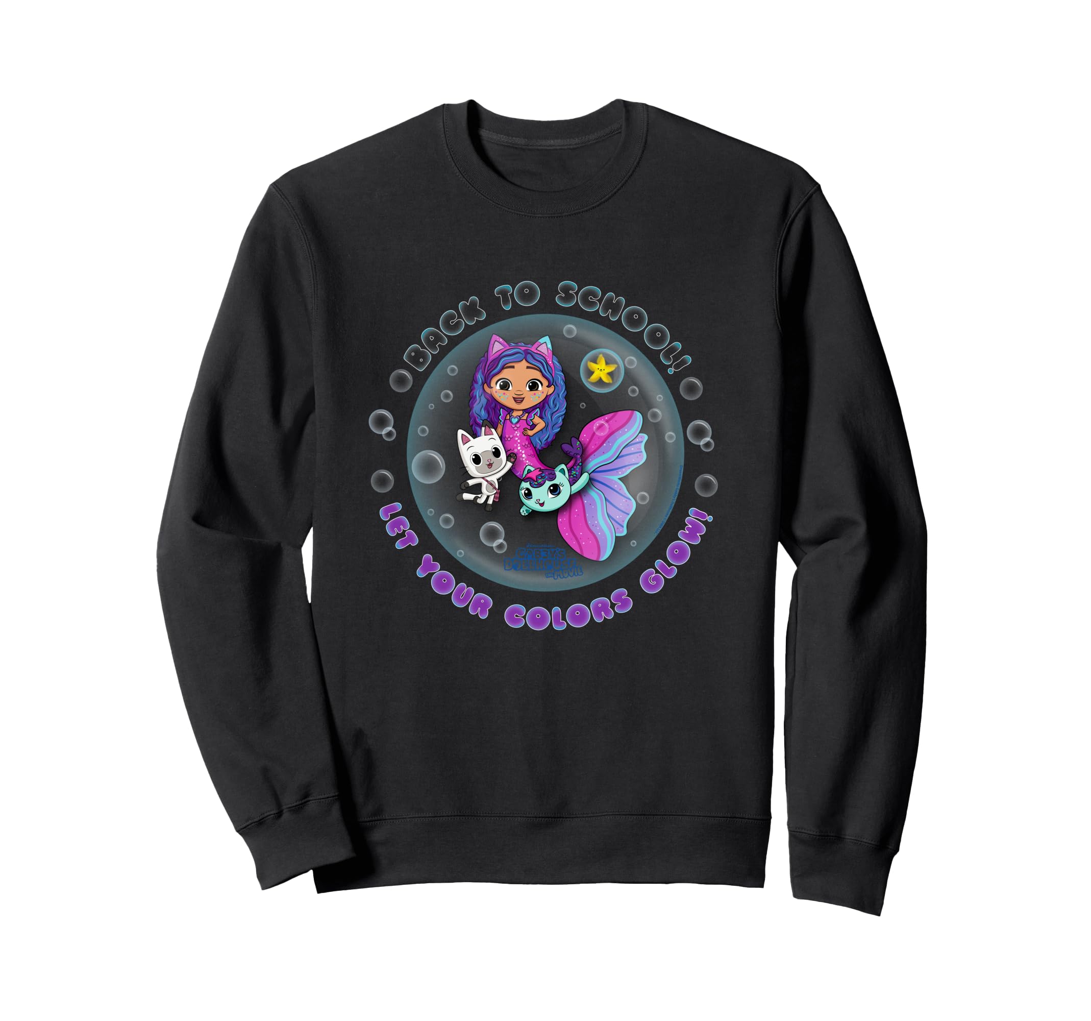 

DreamWorks Gabby s Dollhouse The Movie Let Your Colors Glow Sweatshirt