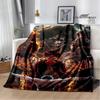 Cartoon A-Attack On Titan Printed Blankets Picnic Blanket Warm Flannel Blankets Home Bed Linings Blankets for Beds Birthday Gift