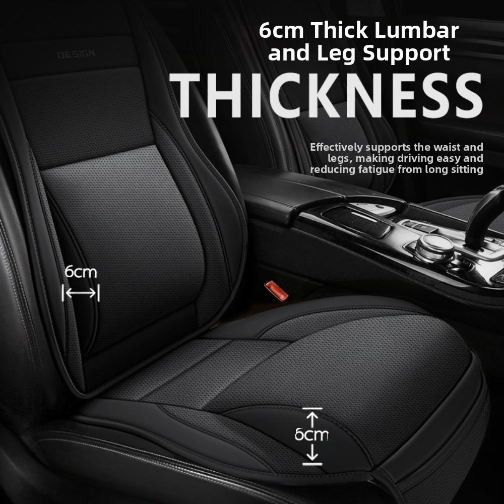 Cojín de Soporte para Piernas de Coche Universal Cojín de Soporte Lumbar para Coche de Cuero Para la Mayoría de Coches, SUVs y Camiones