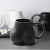New Creativity Butt Decorative Coffee Mugs Ceramic Cup Heat Resistant Portable Wine Glass Travel Porcelain Mug 300ml Juice Cup