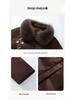 Mom's Winter Fashionable Embroidered Down Jacket with Wool Collar for Middle-Aged and Elderly Women