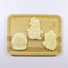Christmas Cookie Cutter Gingerbread Man Santa Claus Mold Stamp Kids Christmas Party Embosser Biscuit Mould Baking Decor Supplies