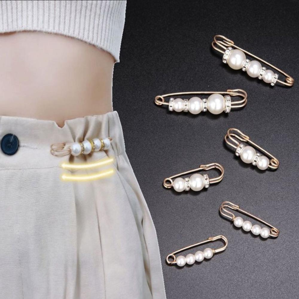 Pin Accessories Women Waistband Pin Clothing Brooches Set Dress Shawl Clips Waist Pin Brooch