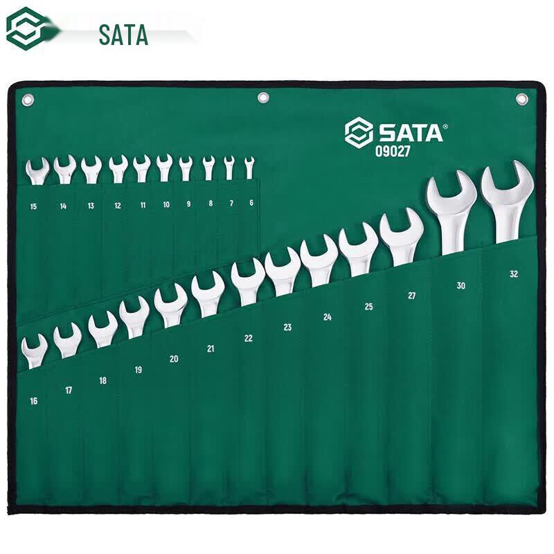 SATA 09027 23-Piece Combination Wrench Set 6-32MM