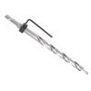 2 Pcs 3/8 inch (9.5mm) Pocket Hole Drill Bit 1/4 inch Hex Shank HSS (High-Speed Steel) Twist Step Drill Bit