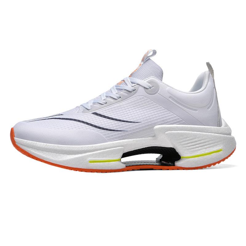 3.0 Running Shoes Male Students Older Children Professional Shock Absorption Sports Air Cushion Mandarin Duck 7 Carbon Board Running Shoes