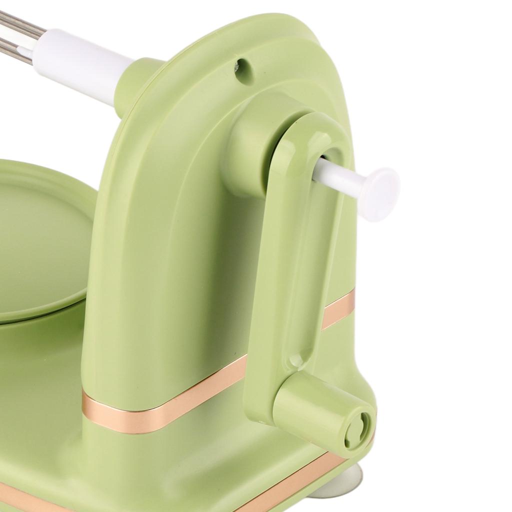 1PC Hand Crank Fruit Peel Machine Multi Purpose Peeler with Stainless Steel Cutter PP Material for Kitchen