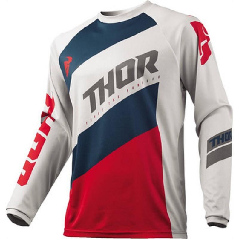 Herren Langarm Motorrad-Fahrtrikot Off-Road Dirtbike Touren UV-Schutz Schnelltrocknend