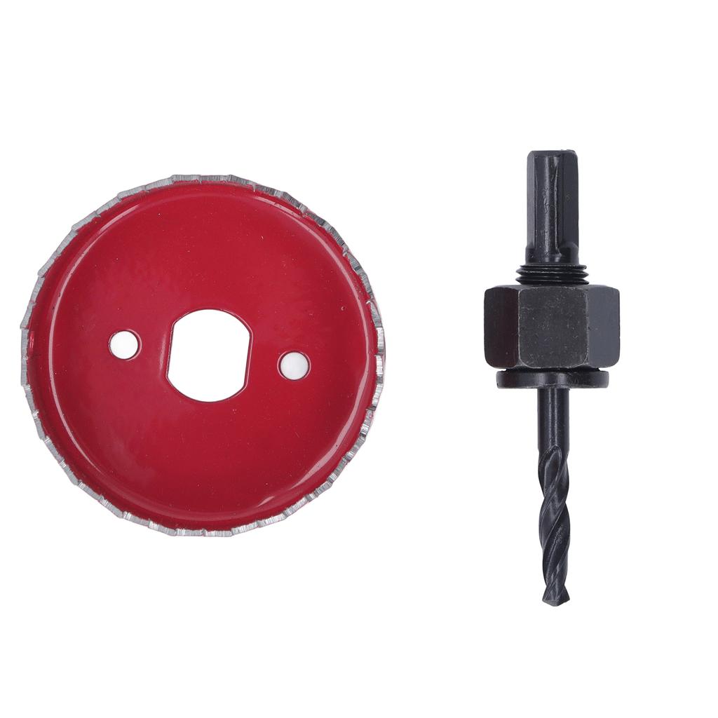 Hole Saw Blade Drill Bit Kit Accurate Opening Woodworking How Saw Cutter Blade Drill Bit 67mm