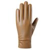 PU Leather Women's Gloves Fleece Lined Winter Warm Gloves Five Finger Gloves  Driving Activity