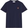 Fox Head Embroidered Patch Short Sleeve T-Shirt Women Tops PW00113KJ7026-0413