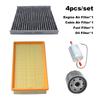 4pcs Filter Set For GAC GS8 (1th Generation) 320T 2016- GM8 GS7 4B20M1 Accessories Cabin Air Fuel Gas Oil Filter Spare Parts
