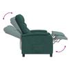 Recliner Dark Green Fabric