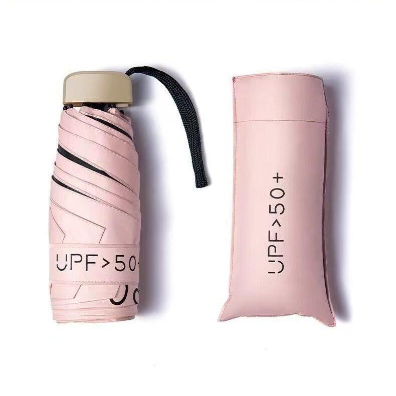 50% Off UV-Blocking Card Umbrella: Compact, Sun/Rain Use, High-Factor, Prevents Sunburn