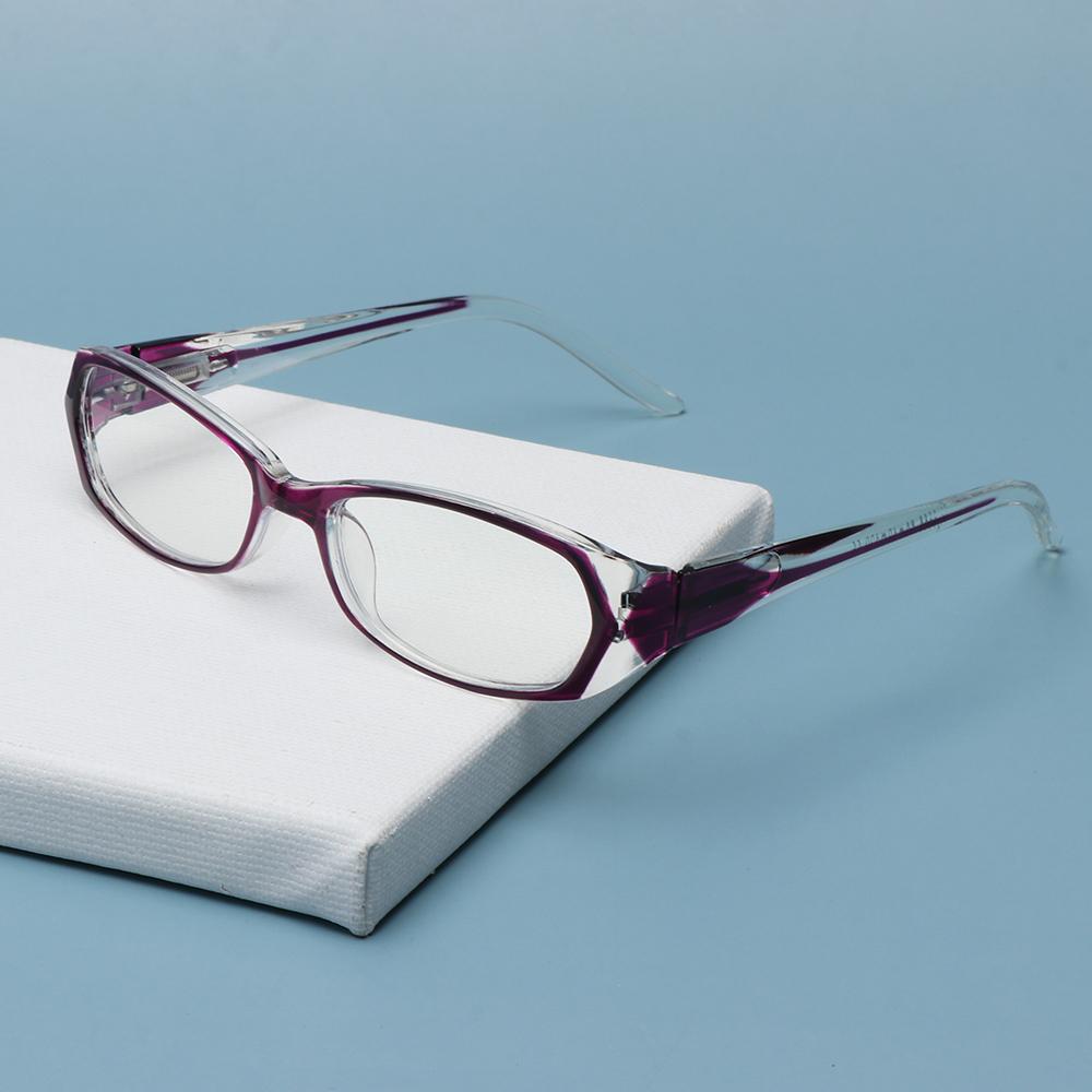 1pc Anti-Blue Light Reading Glasses Urltra-Light Eye Protection Women Men Flowers Elegant Eyeglasses Diopter +100~+400
